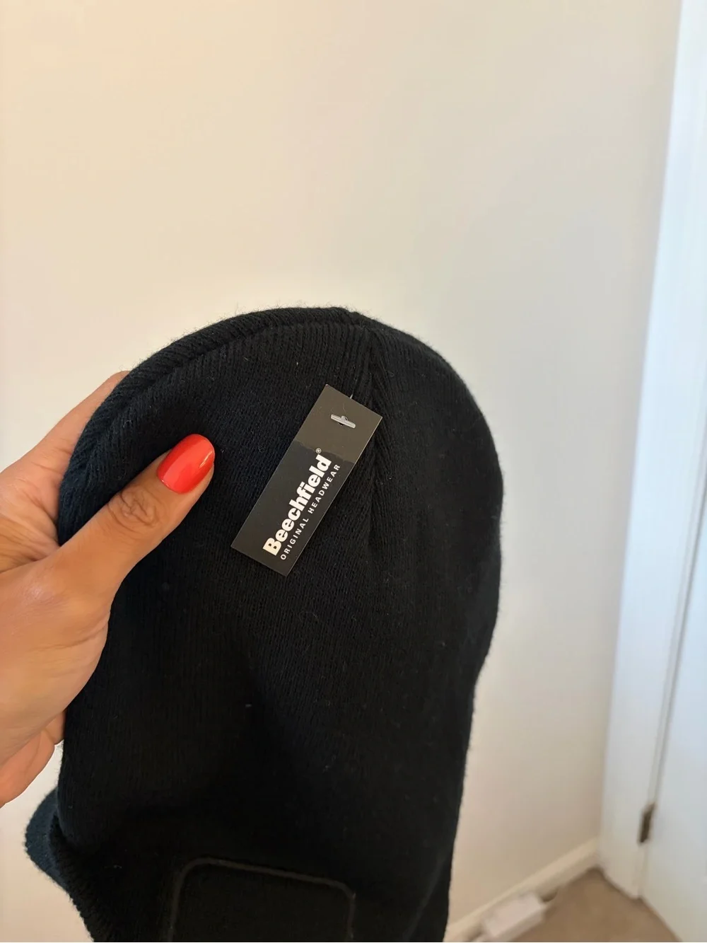 Kids Black üFIT Embroidered Beanie